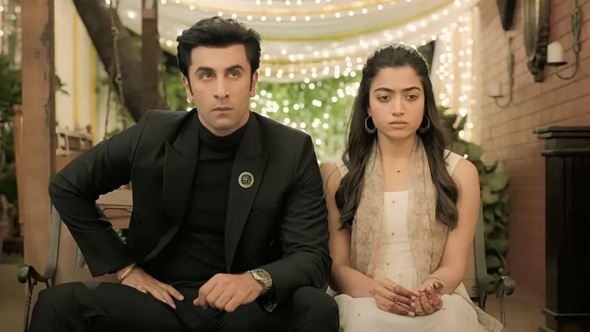 Ranbir Kapoor and Rashmika Mandanna in 'Animal'