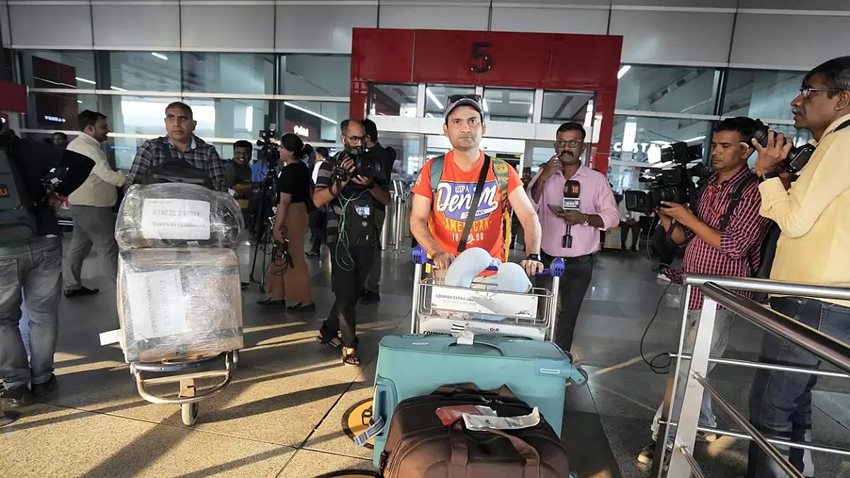 Operation Ajay: Indians arrive at IGI T3