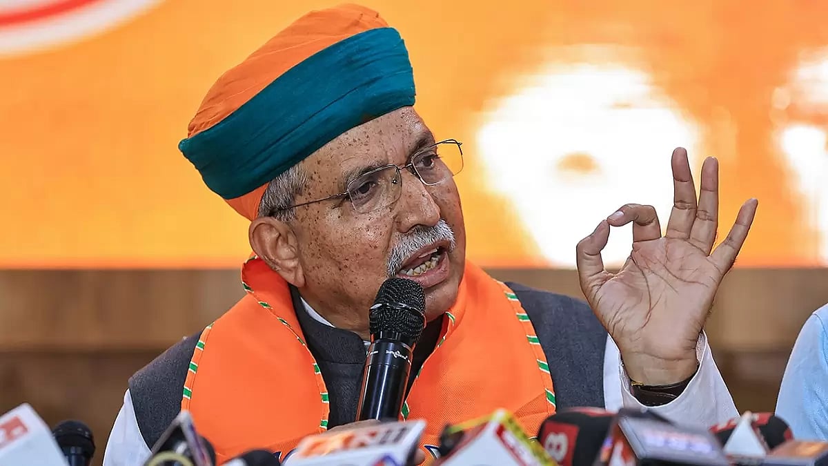 Union Law Minister Arjun Ram Meghwal