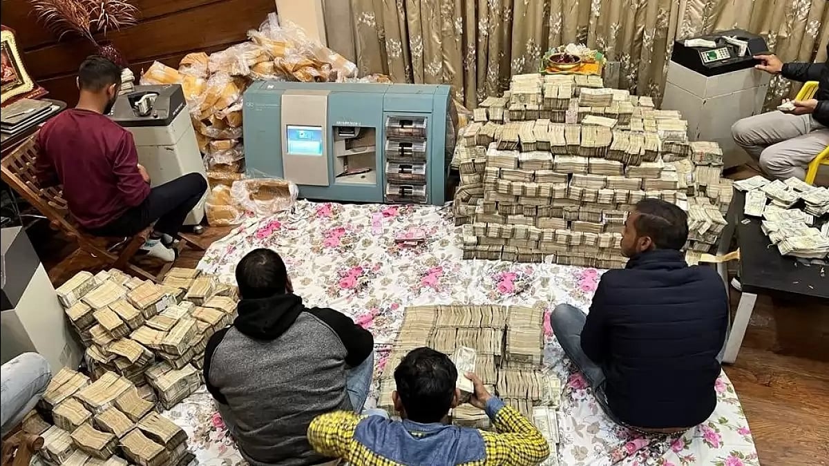 Rupees 42 crore in cash was found hidden in 22 boxes in a Bengaluru house