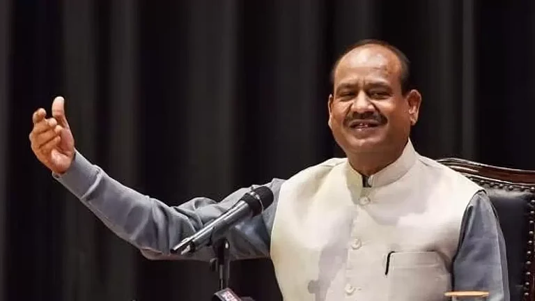 Lok Sabha Speaker Om Birla reminded the members that placards are not permitted within the chamber. - File Photo