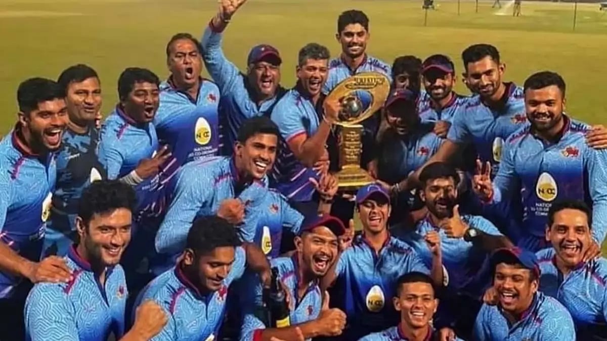 File : Mumbai cricket team have been victorious in the competition.
