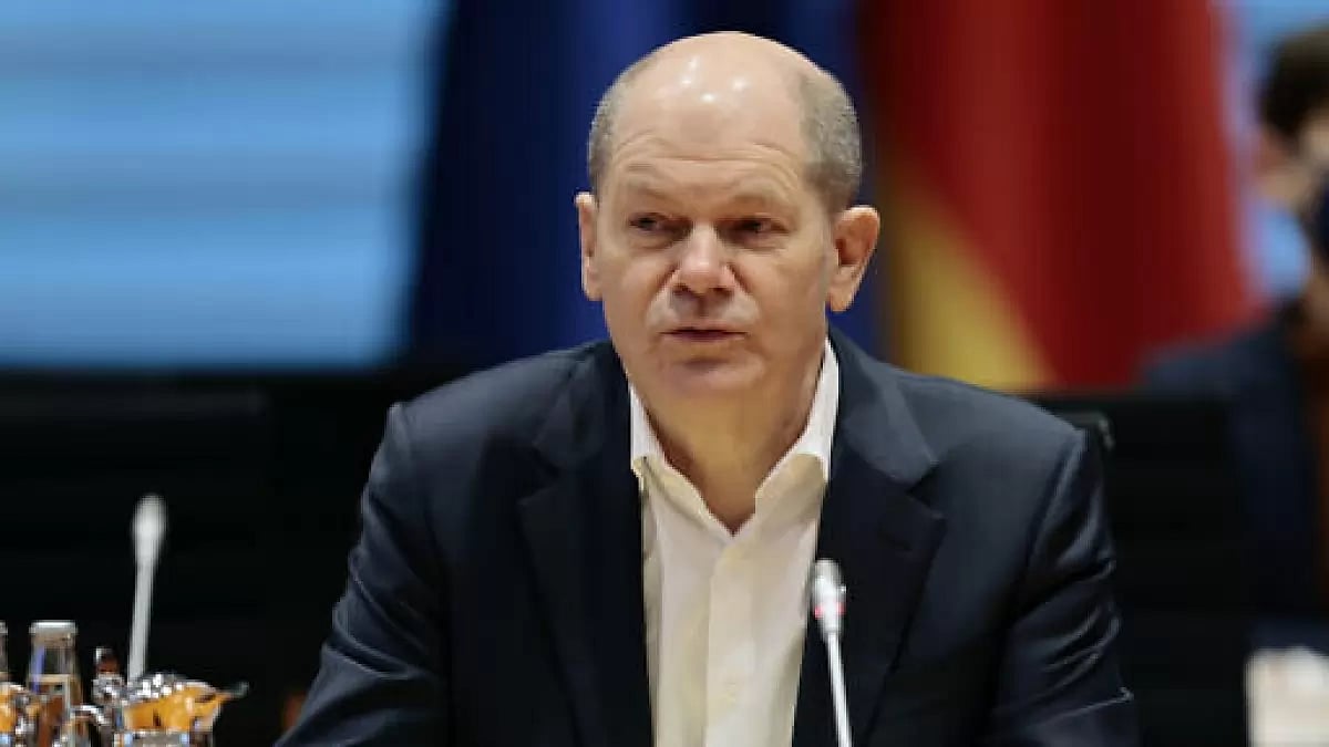 German Chancellor Olaf Scholz