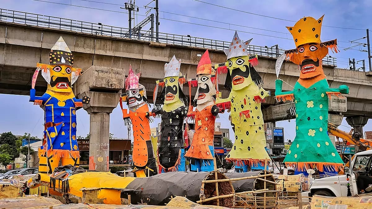 Dussehra festival preparations