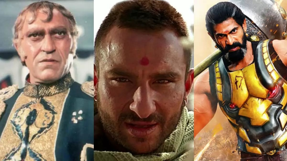 Amrish Puri, Saif Ali Khan, Rana Daggubati