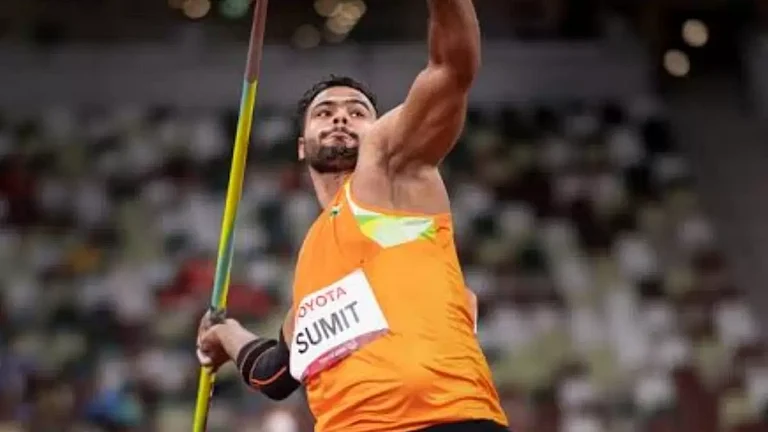 India's para javelin throw athlete Sumit Antil. - File