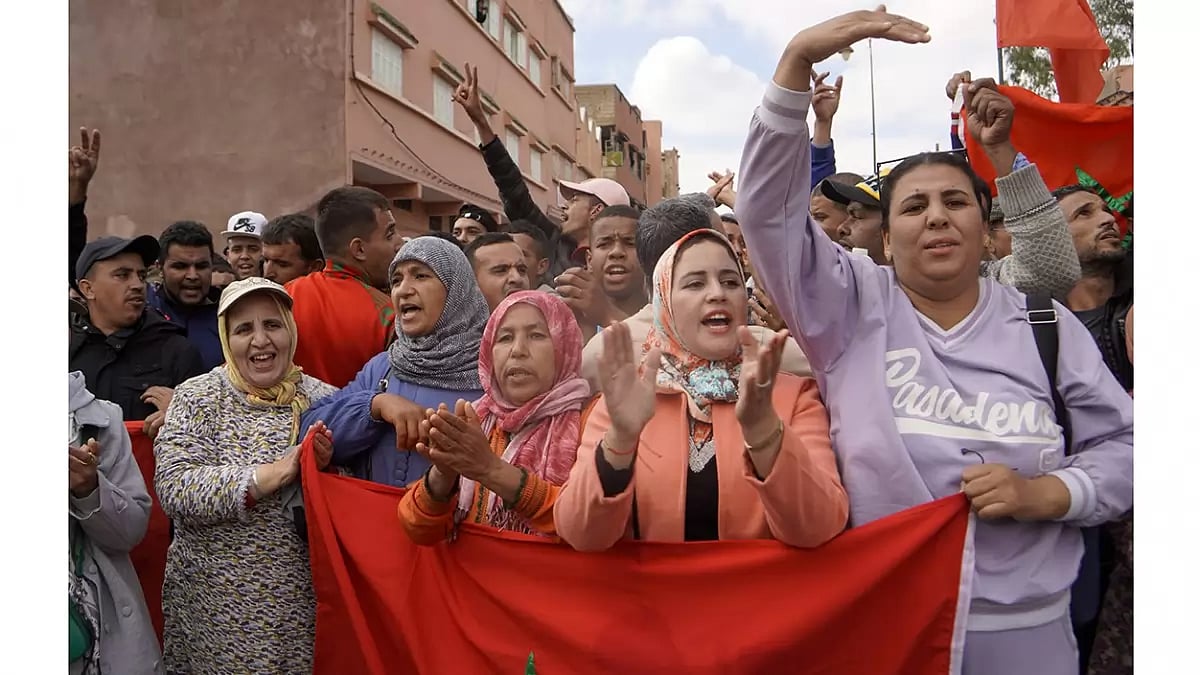Morocco Earthquake Protests