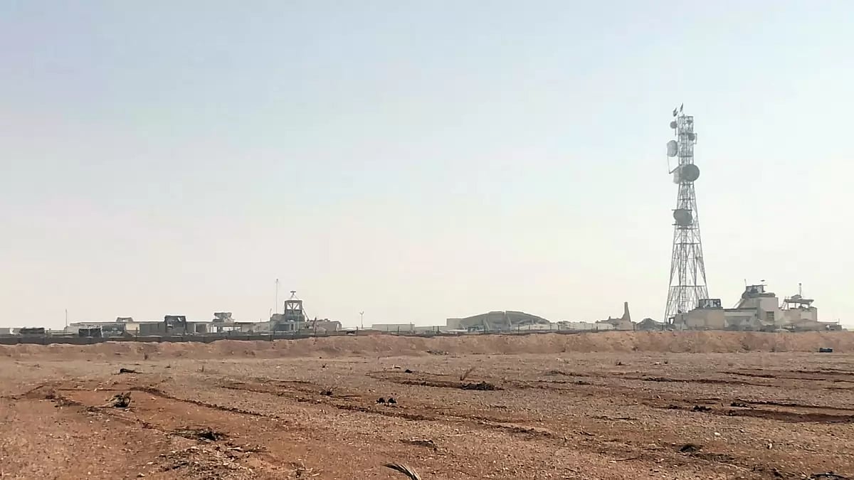 The US base of Al-Tanf in Southern Syria (in photograph) is one of the US bases attacked by Iranian proxies in the past 10 days.