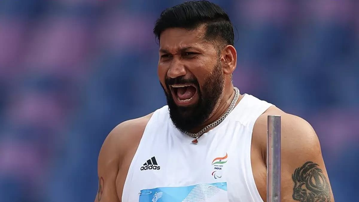 India's gold-winning para javelin thrower Neeraj Yadav.