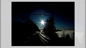 Rack Railway Tracks to Mount Rigi, Swiss Alps, Canton of Lucerne, Switzerland
