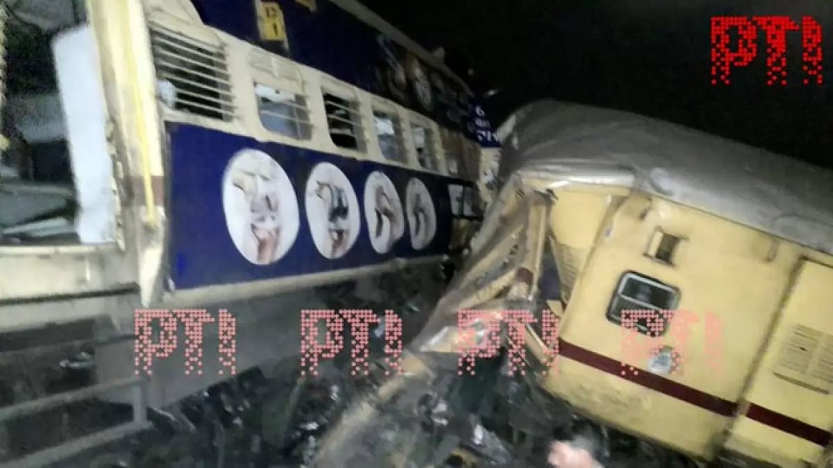 Andhra Pradesh train derailment killed several people.