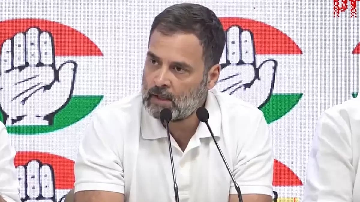 Congress leader Rahul Gandhi