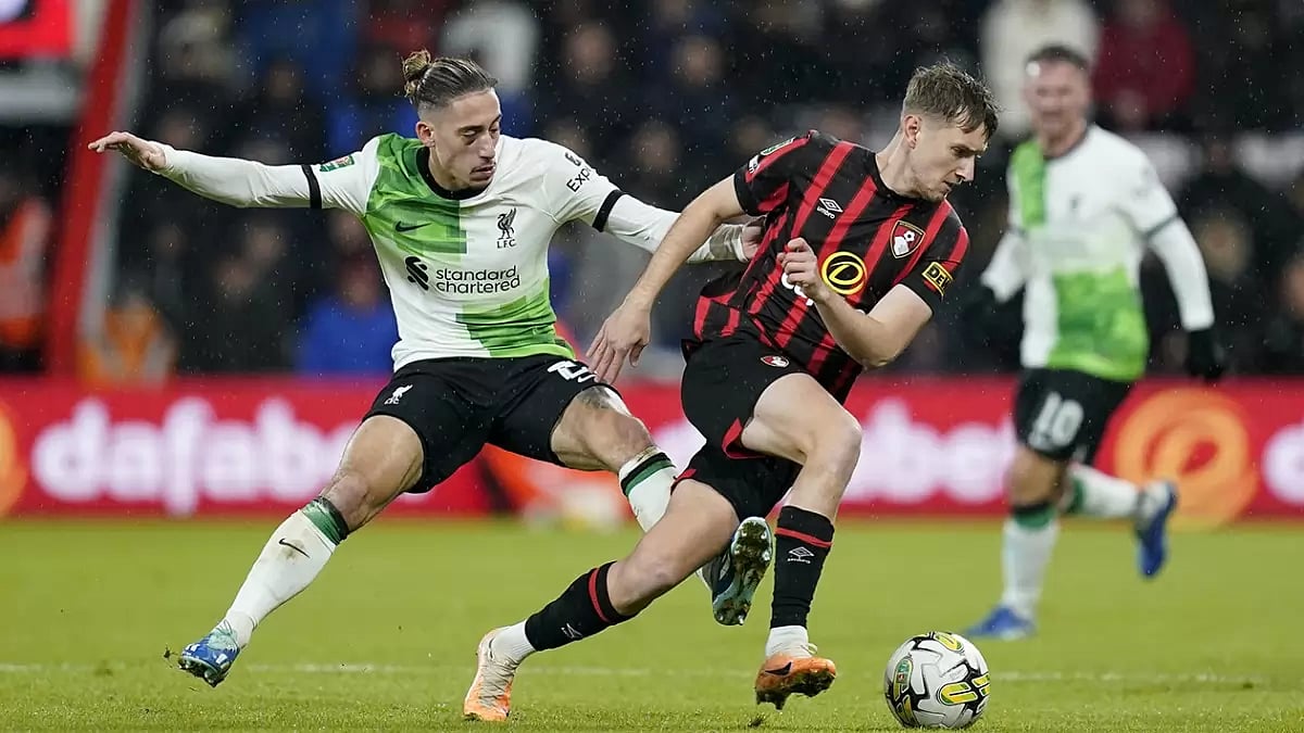 English League Cup 2023-24: Bournemouth vs Liverpool