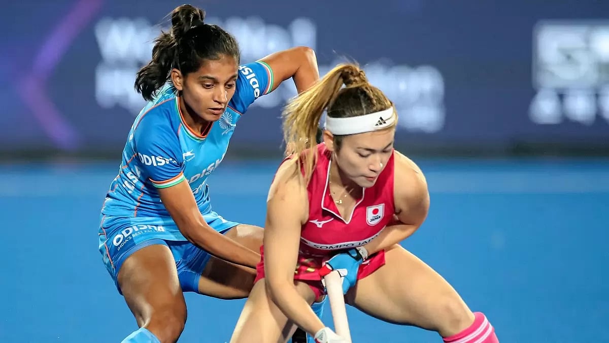 Action from the India vs Japan final in Ranchi.