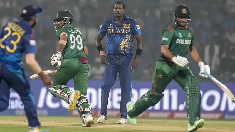 BAN Vs SL, ICC Cricket World Cup 2023: Bangladesh End Sri Lankas Semi-Final Hopes Amid Angelo Mathews Timed Out Controversy - As It Happened