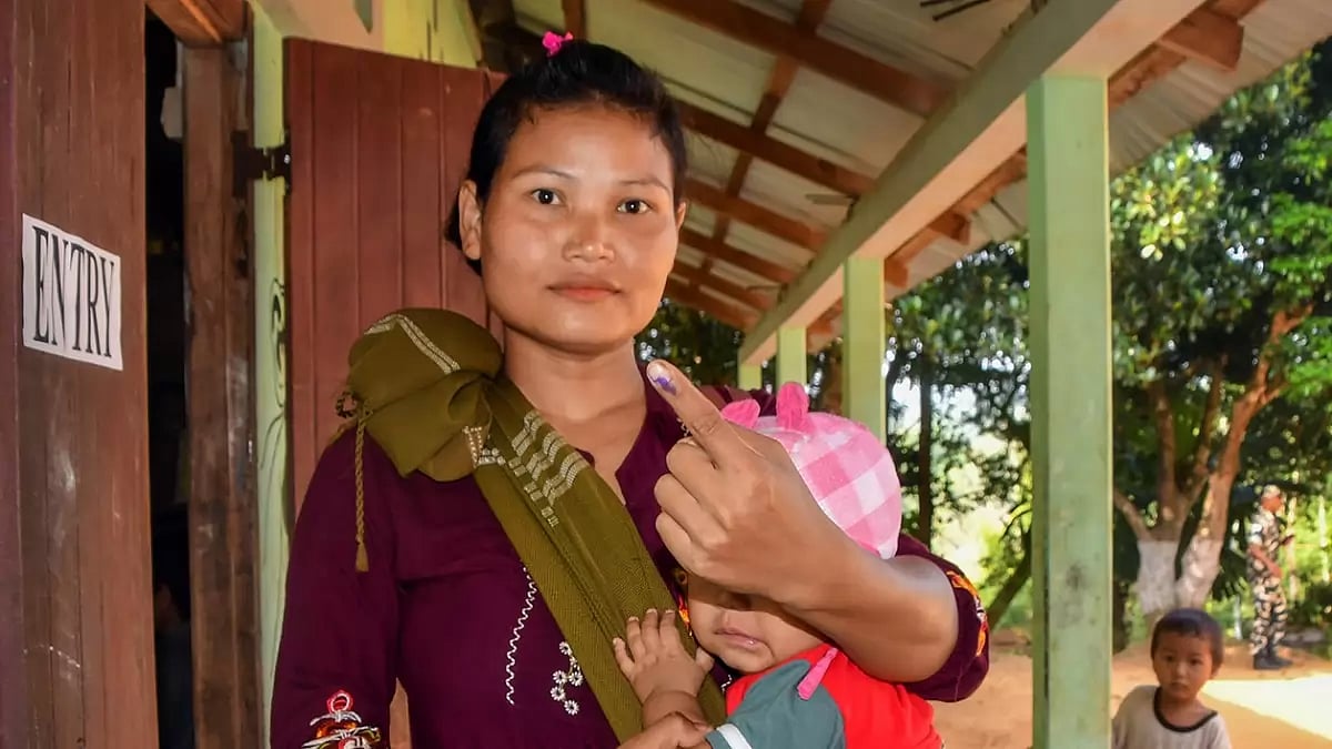Voting for Mizoram polls