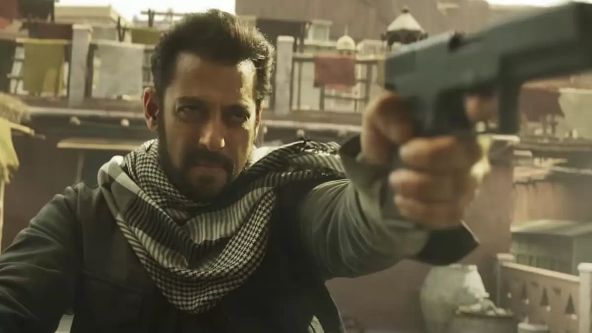 Actor Salman Khan in 'Tiger 3'