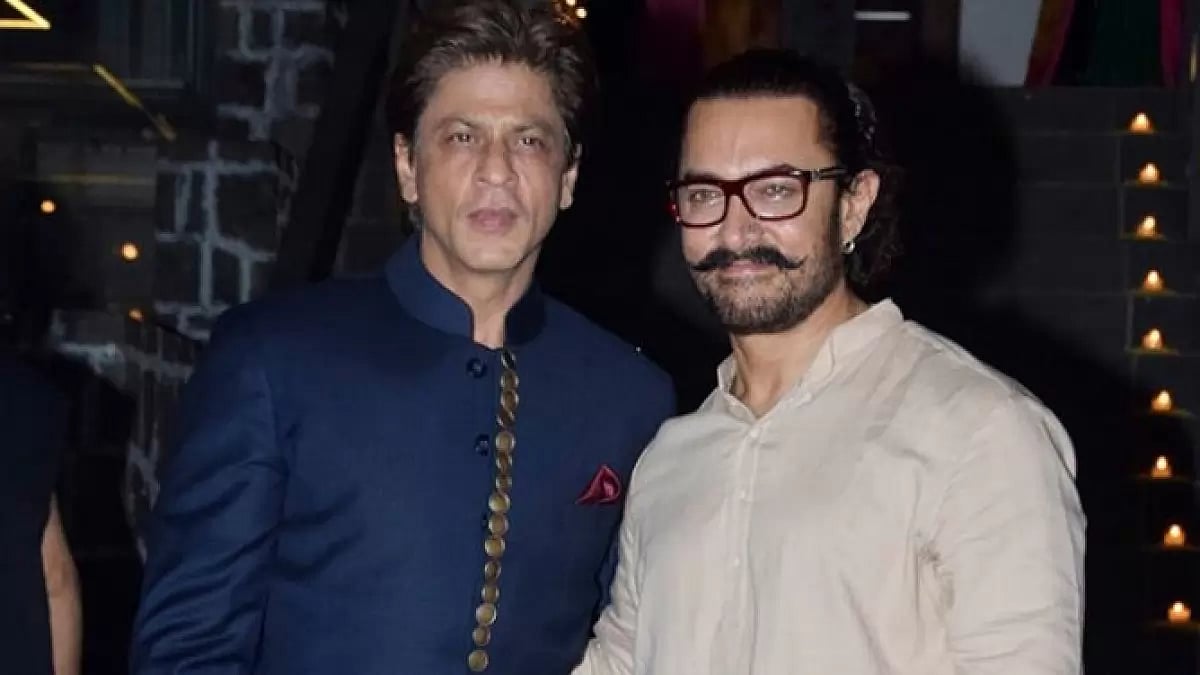 aamir khan with shahrukh khan