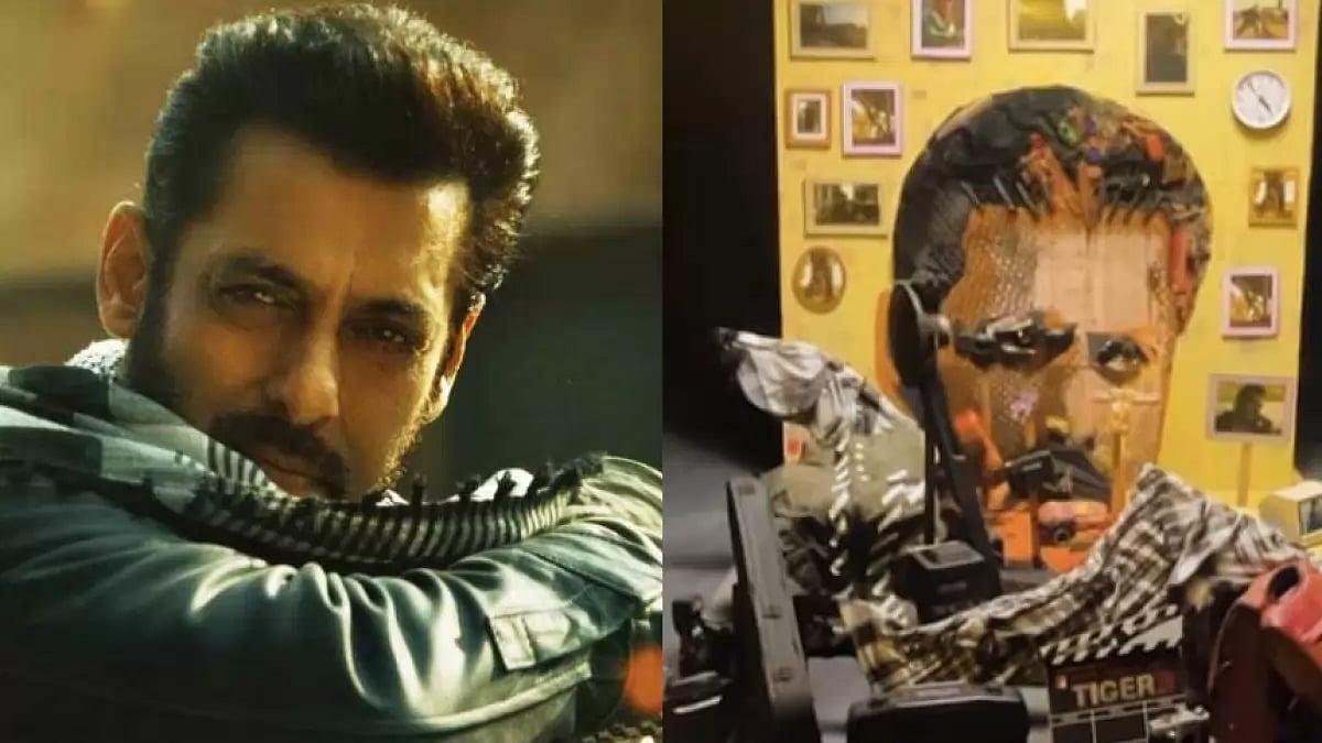 Ahead Of Tiger 3 Release Salman Khans Fan Creates An Illusion Art Installation As A Tribute To The Film