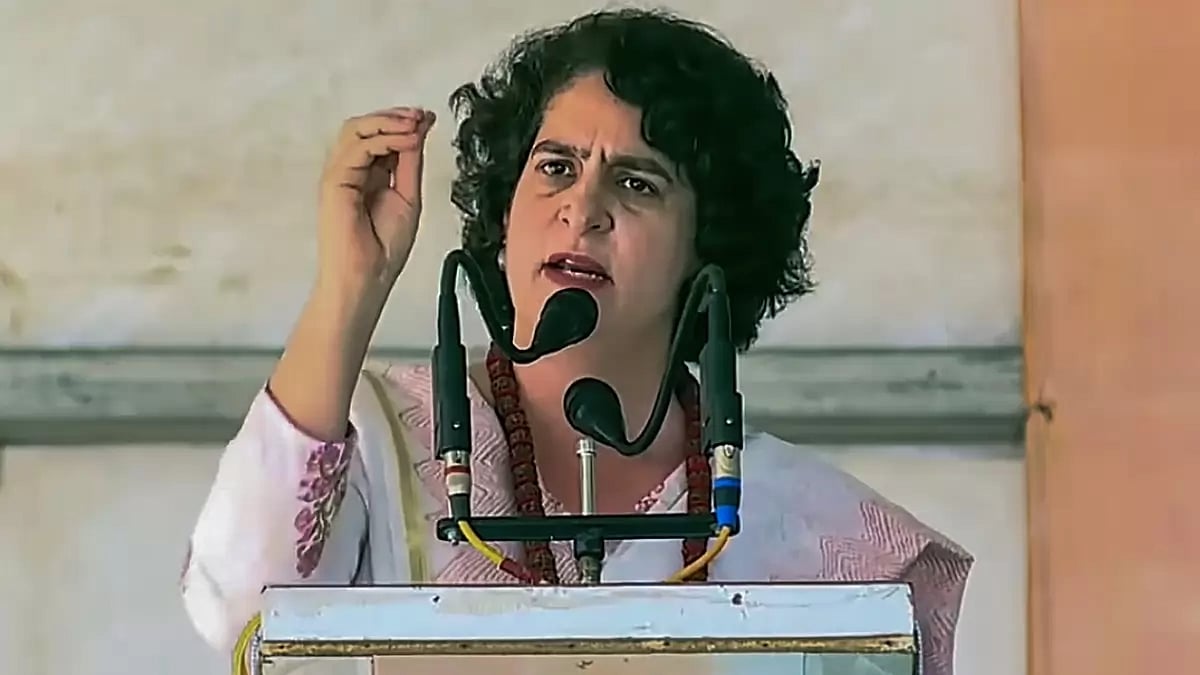 File Image : Priyanka Gandhi Holds Roadshow In UP's Saharanpur Lok Sabha Constituency