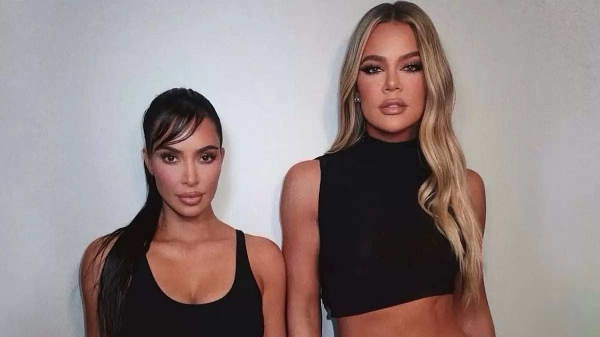 Kim and Khloe 