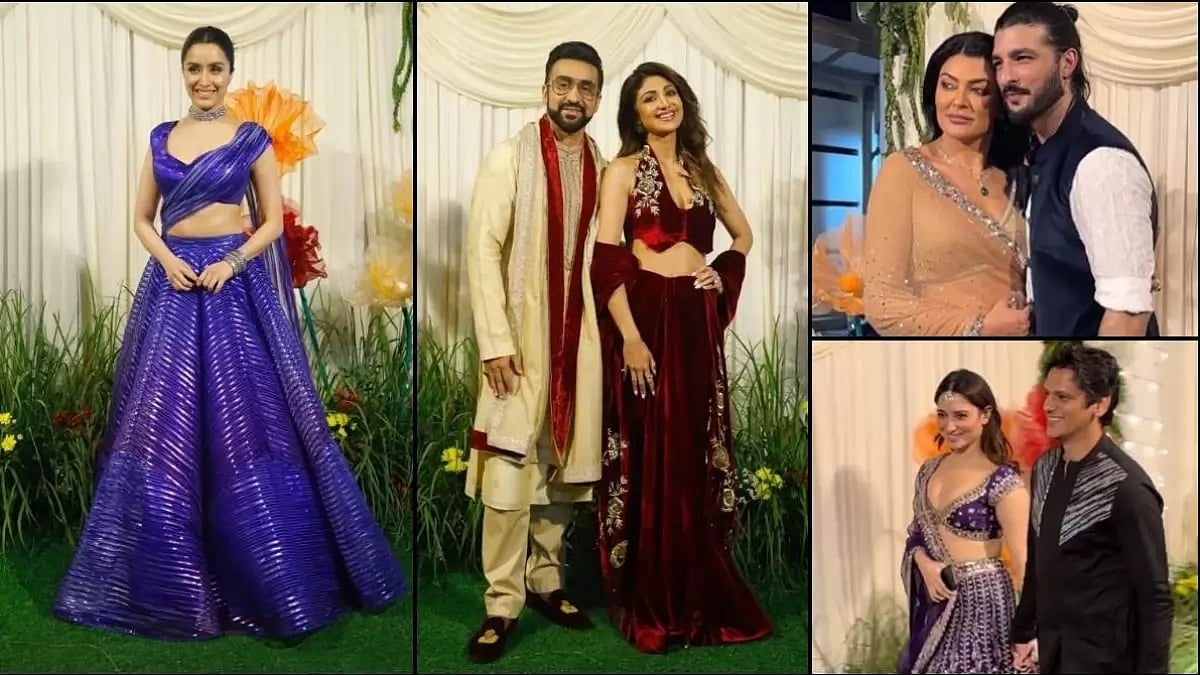 Sushmita Sen, Hema Malini, Vidya Balan, Shraddha Light Up The Night At Shilpa Shetty's Diwali Party
