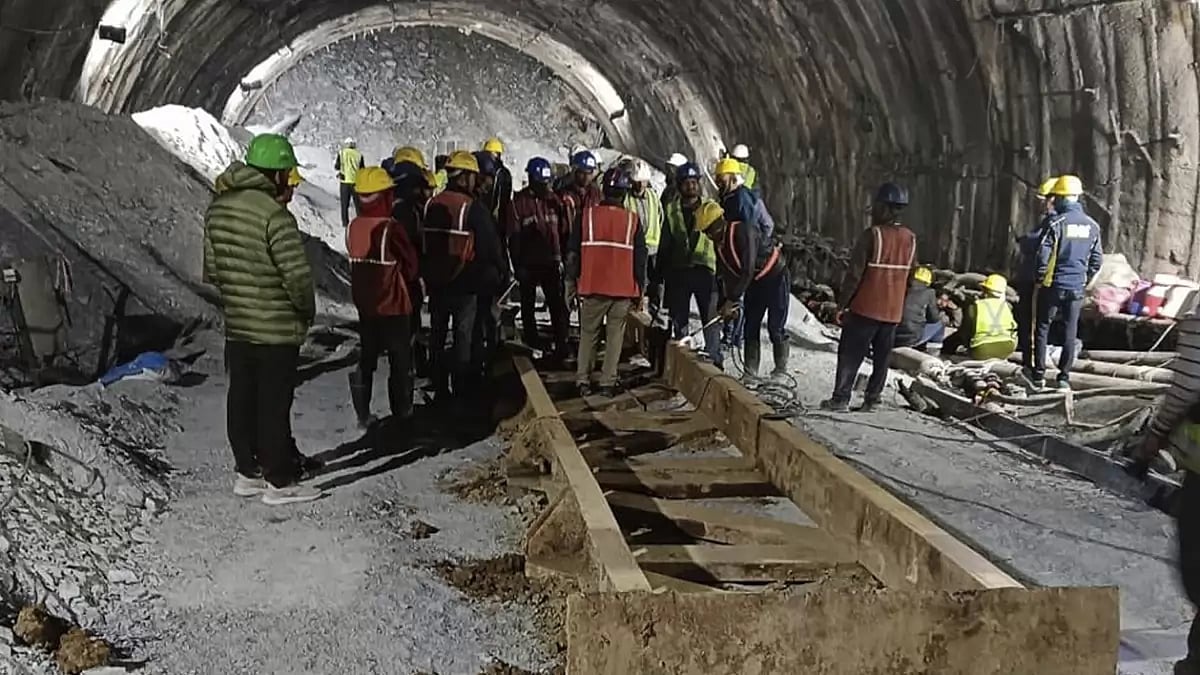 Under-construction tunnel collapsed in Uttarakhand