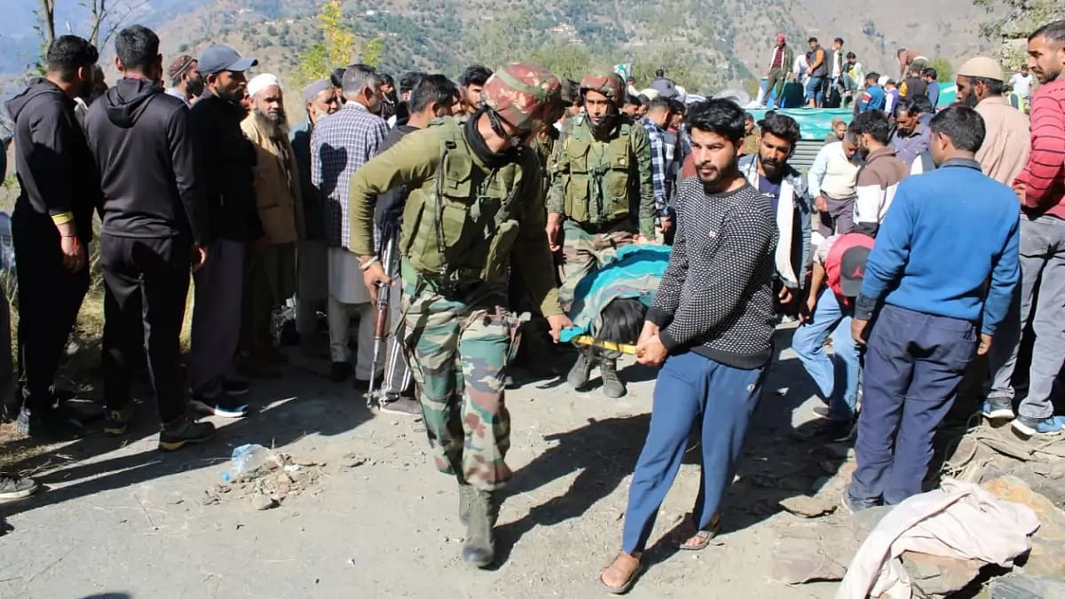 Bus Accident In J&K Doda