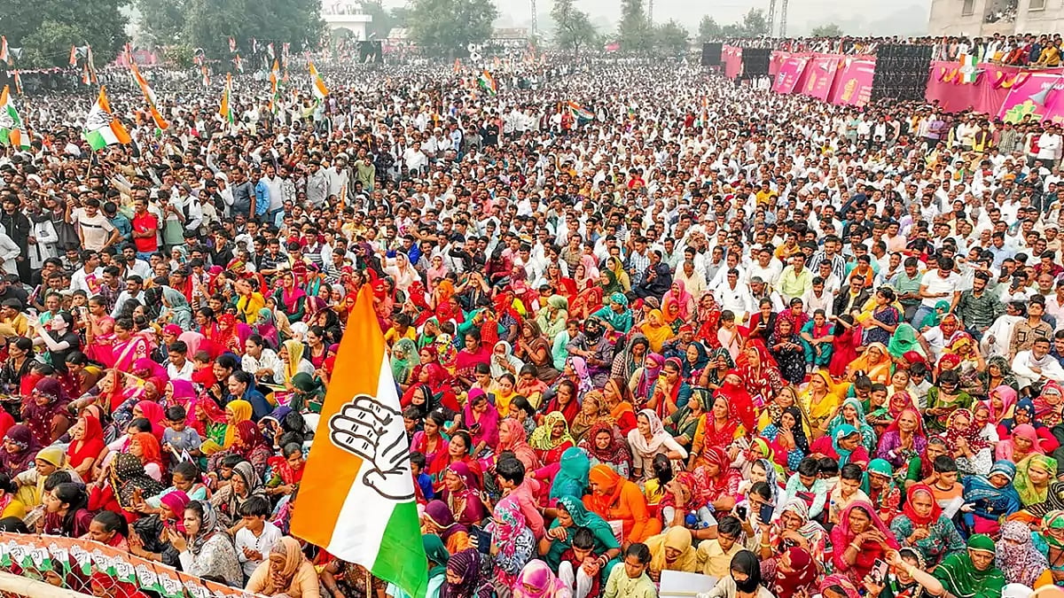 Congress Guarantee Rally in Rajasthan