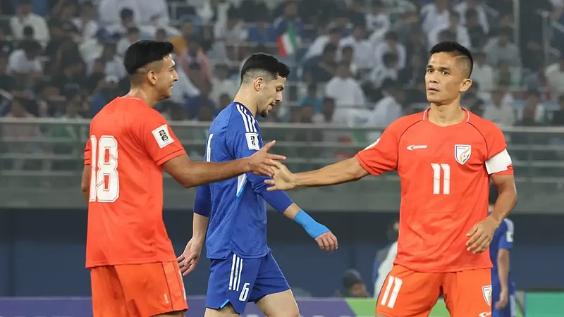 India 1-0 Kuwait, FIFA World Cup 2026-AFC Asian Cup 2027 Qualifiers: Manvir Singh Gives Blue Tigers Perfect Start - In Pics
