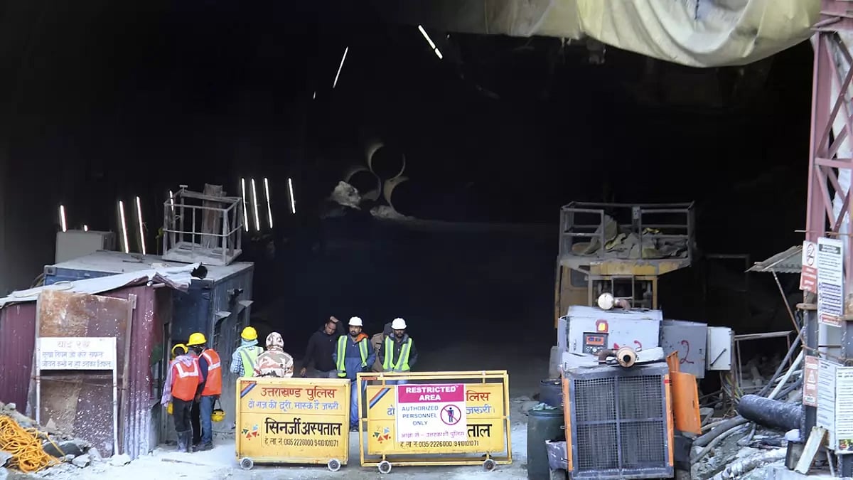 Under-construction tunnel collapsed in Uttarakhand