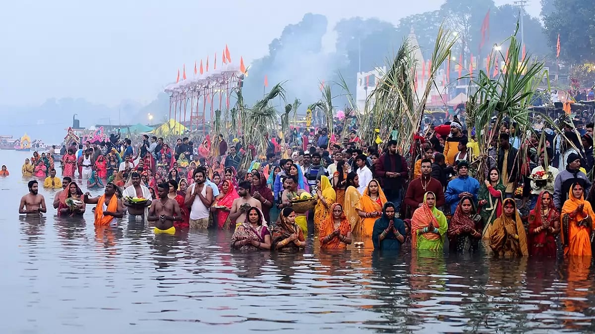 Chhath Puja in Jabalpur