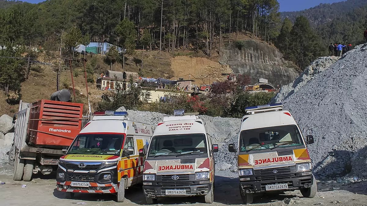 Silkyara Tunnel Collapse: Rescue Op Underway