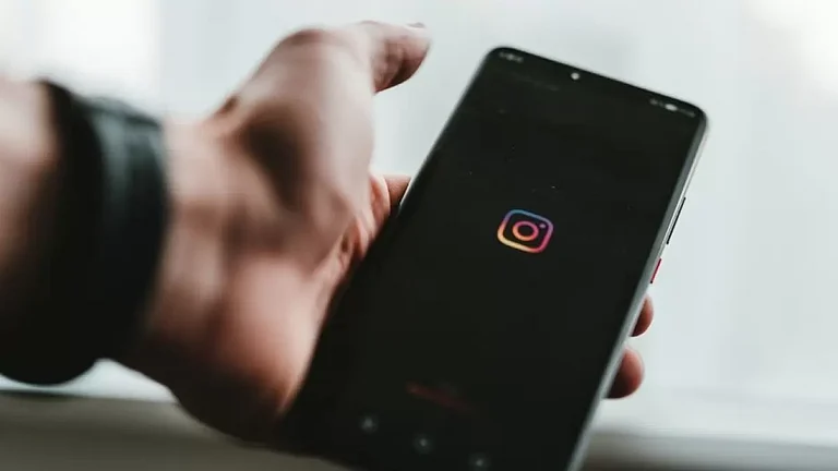 The icon of Instagram app, one of the social media products of Meta. - null
