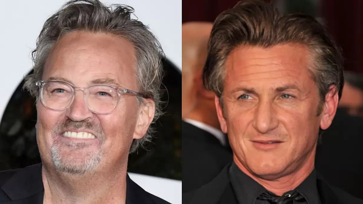 Sean Penn and Matthew Perry - null