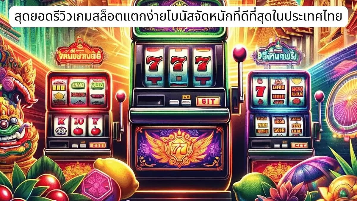 สุดยอดรีวิวเกมสล็อตแตกง่ายโบนัสจัดหนักที่ดีที่สุดในประเทศไทย