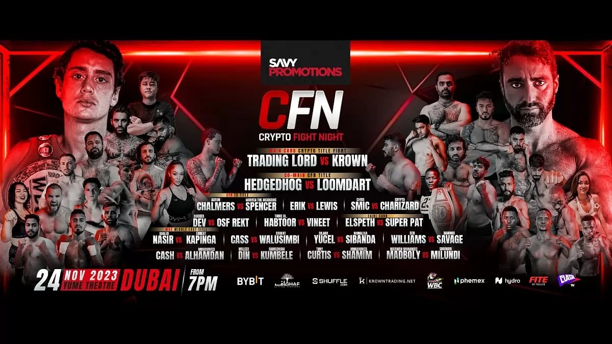 Crypto Fight Night Set To Host Electrifying Boxing Showdown In Dubai This November