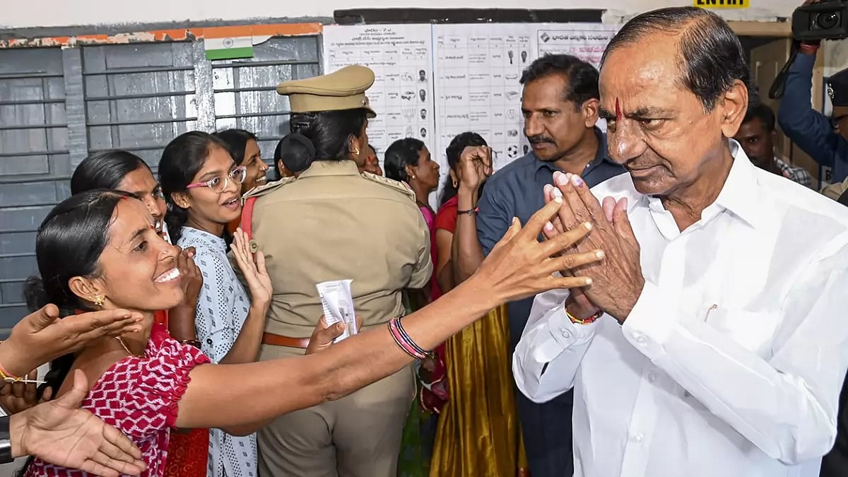 Telangana Assembly polls: KCR votes
