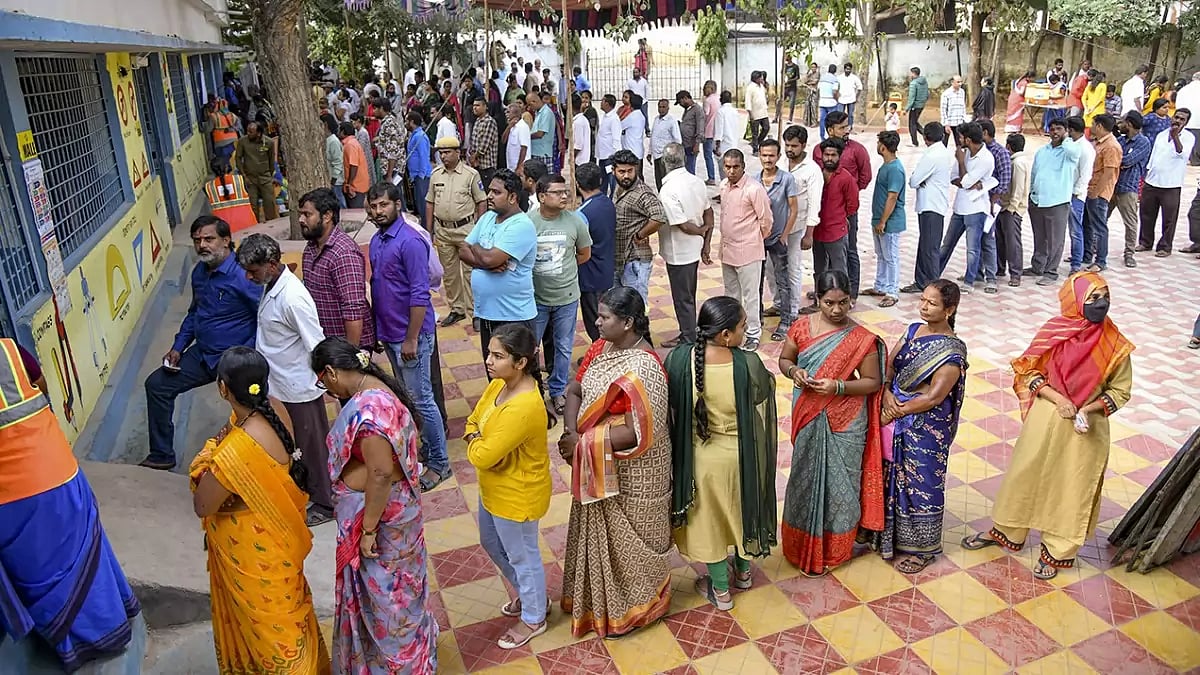 Voting for Telangana Assembly polls
