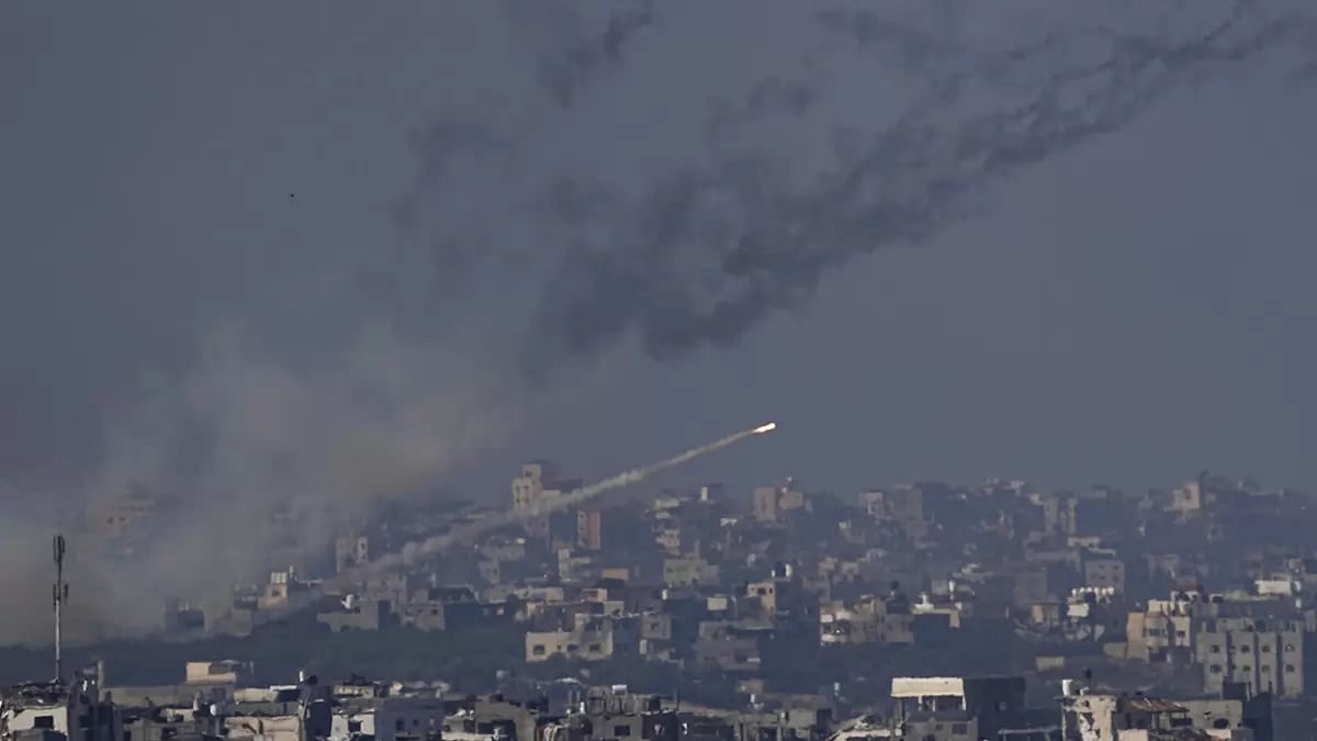 Rockets are fired toward Israel from the Gaza Strip