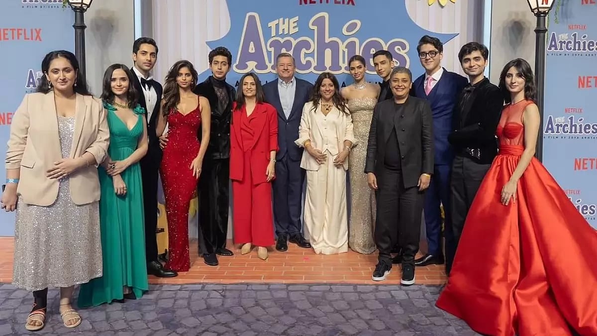 Star cast of the film 'The Archies' 