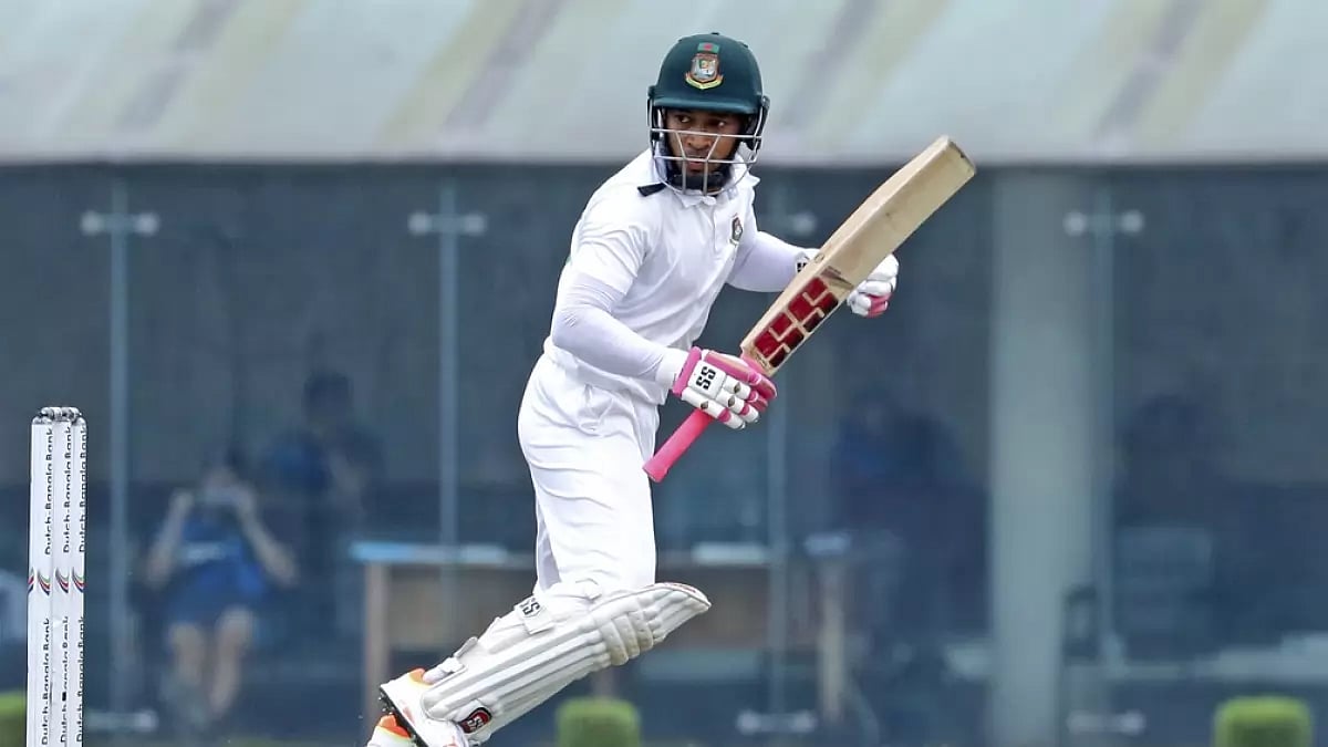 Bangladesh's Mushfiqur Rahim during second Test in Dhaka