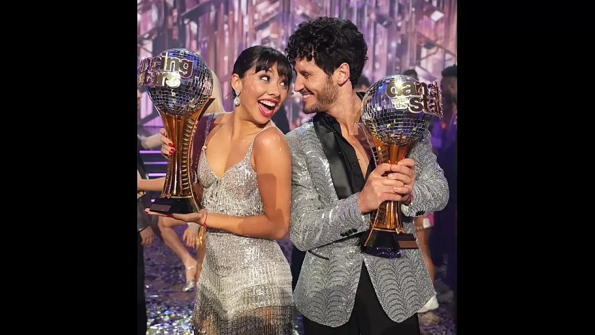 Xochitl Gomez and Val Chmerkovskiy