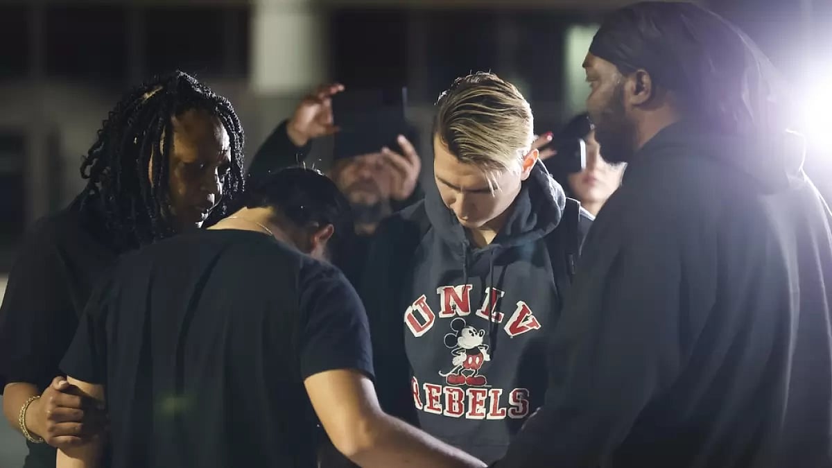 UNLV students transported to a convention centre after a fatal shooting on campus