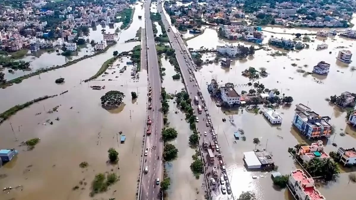 Chennai inundated in flood water. (Representational Image)