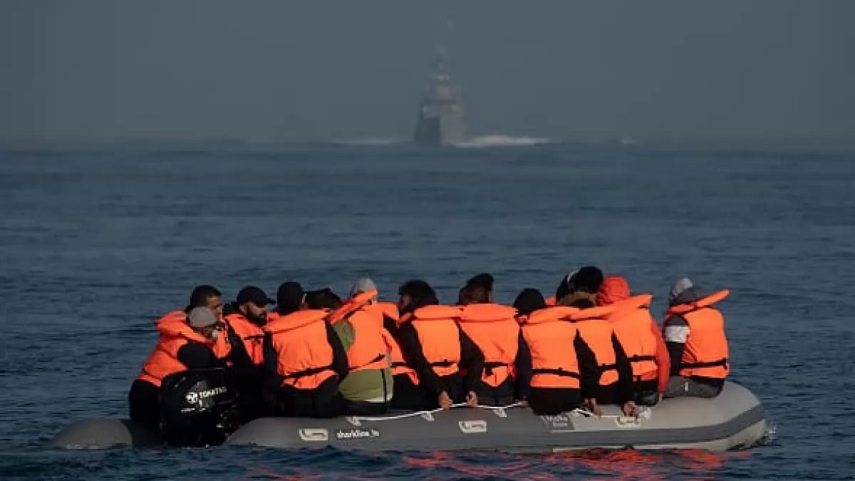 The English Channel on July 22, 2021  