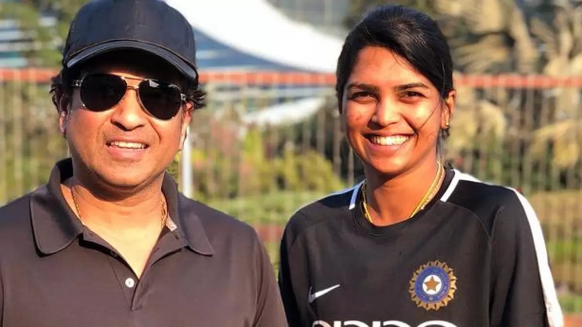 File image of  Veda Krishnamurthy (R)