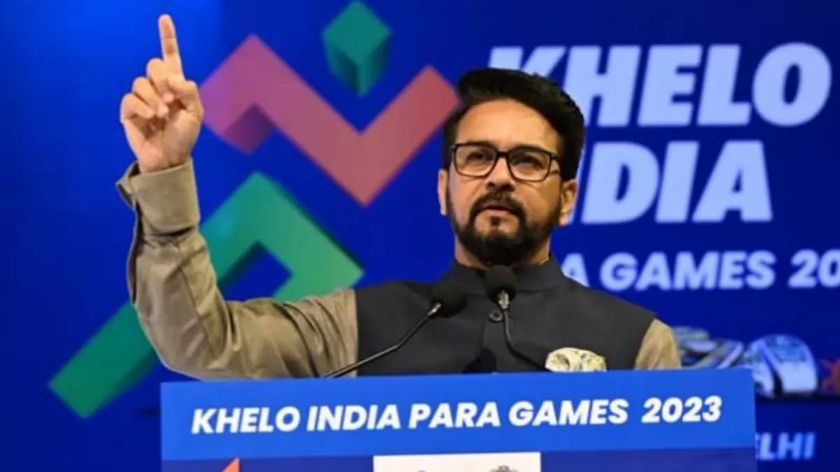 Sports Minister Anurag Thakur