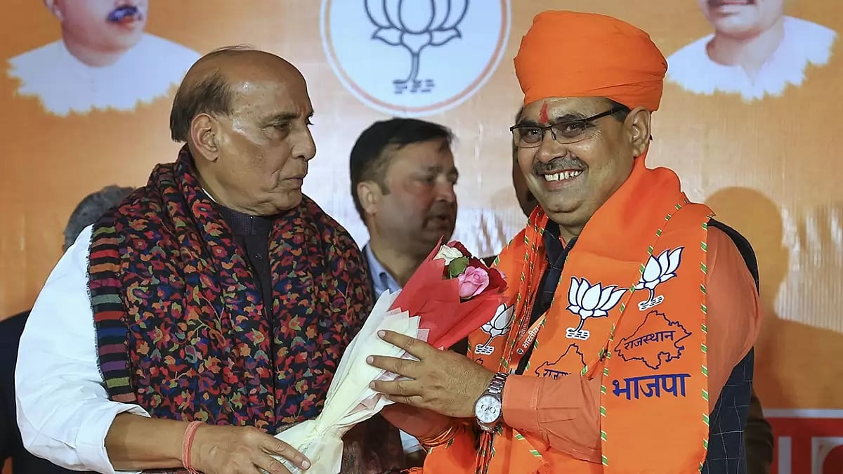 BJP MLA Bhajan Lal Sharma elected Rajasthan CM - null