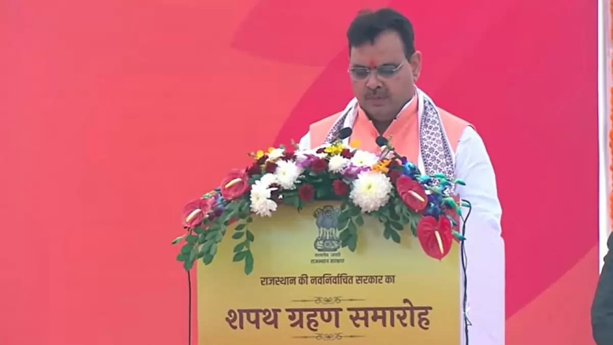 New Rajasthan CM Bhajan Lal Sharma